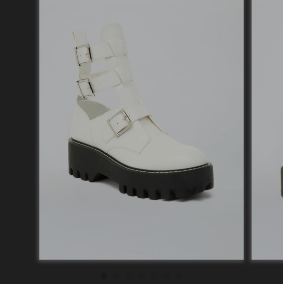 Shoe dazzle size 8 booties in white - Picture 7 of 12